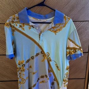 Versace men polo - small hole at the bottom